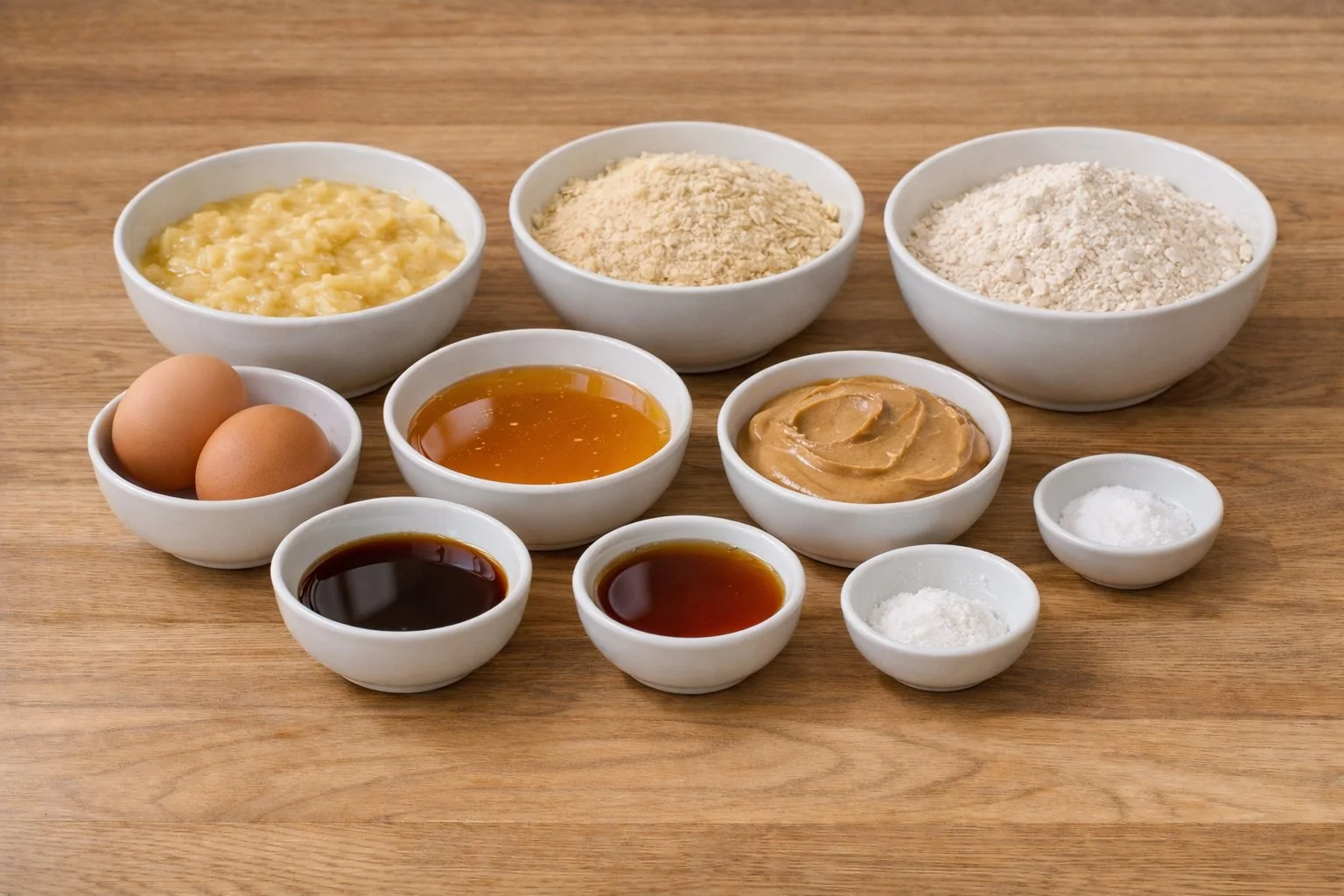 Soft Banana Almond Snack Muffins