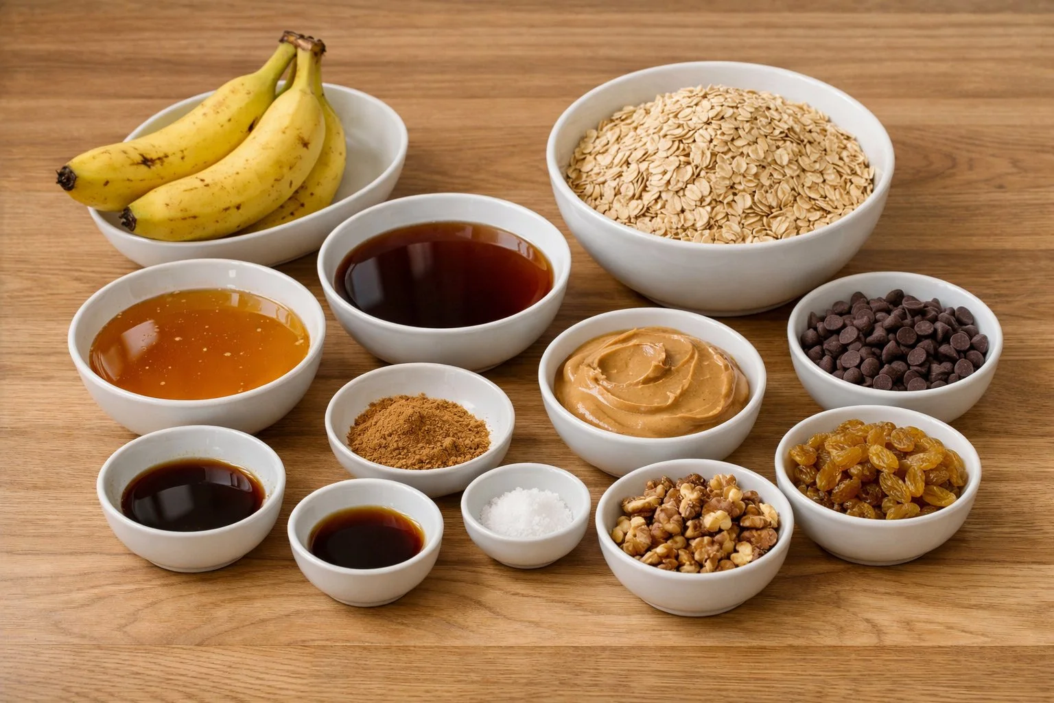 Banana Snack Bars ingredients