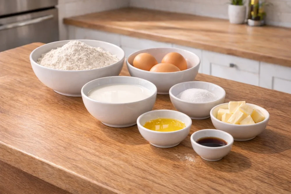 Blender Crepe ingredients