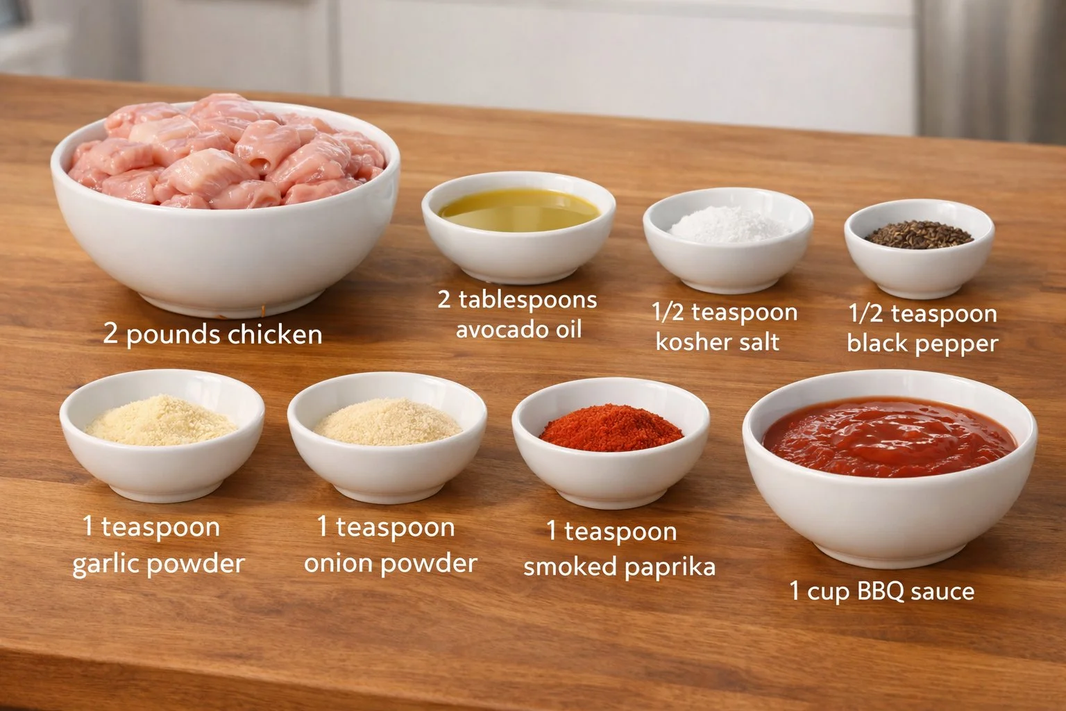 Caramelized BBQ Chicken Thighs in the Oven