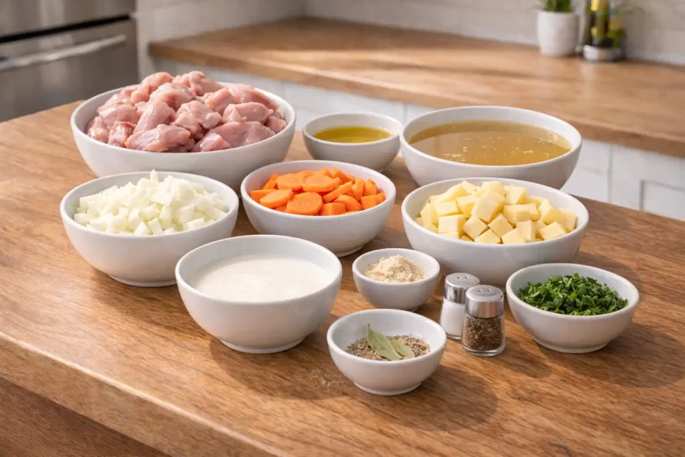 chicken stew ingredients