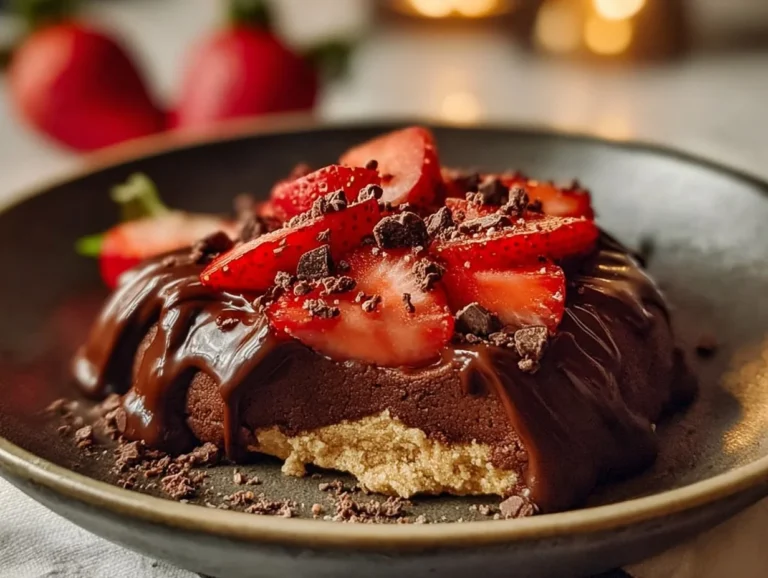 Decadent Chocolate-Dipped Strawberry Cookie Dough: A Sweet Indulgence Delight in the rich flavors of Decadent Chocolate-Dipped Strawberry Cookie Dough, a delightful treat to satisfy your sweet tooth. Each bite brings together the comforting taste of chocolate chip cookie dough and the fresh zing of strawberries, all wrapped in a chocolatey hug. Chocolate-Dipped Strawberry Cookie Dough