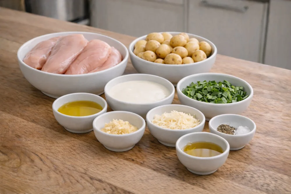 creamy garlic chicken