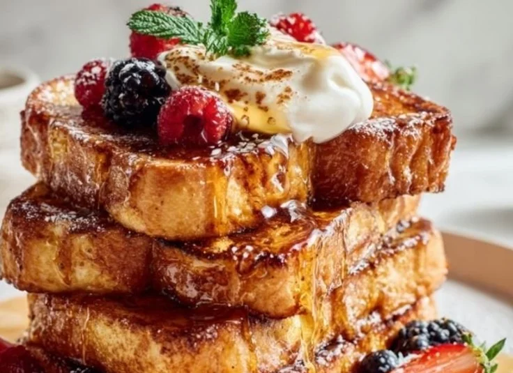 Discover the art of making French Toast with focaccia bread, velvety eggs, and aromatic spices. This delightful breakfast treat is perfect for lazy mornings, family gatherings, or special celebrations. Dive into this easy recipe that guarantees a delicious experience with every bite. French Toast