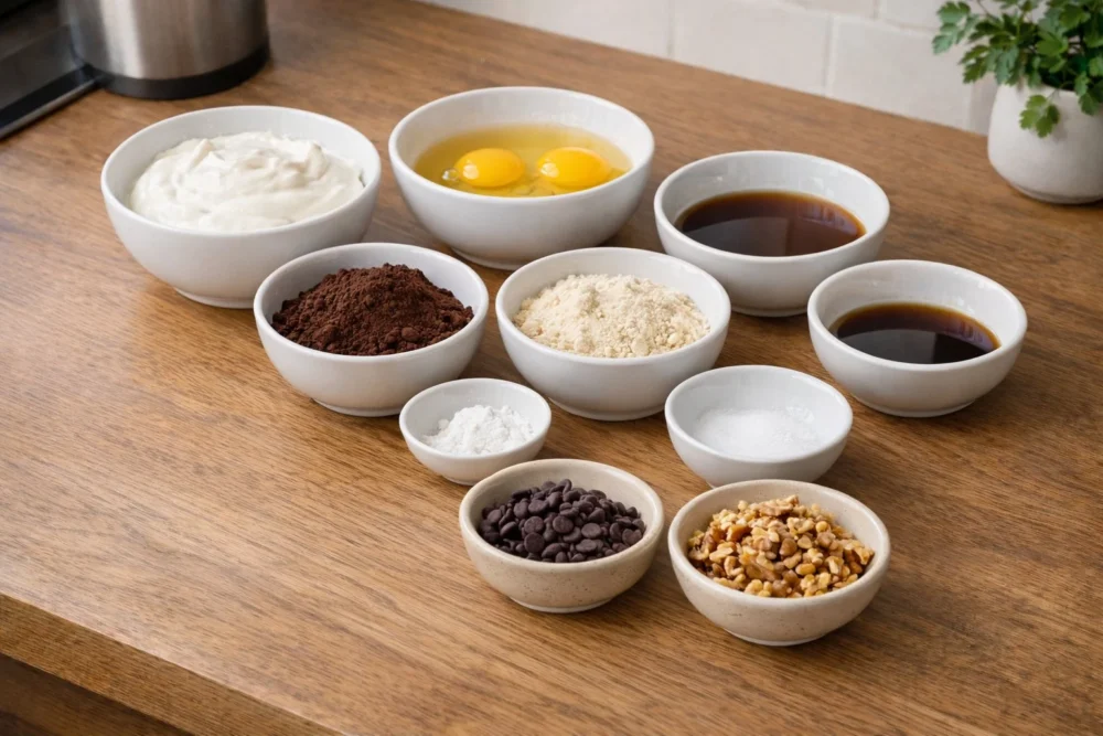 Greek yogurt brownies