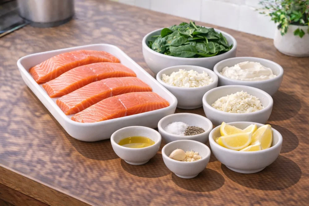 Gluten-Free Baked Stuffed Salmon