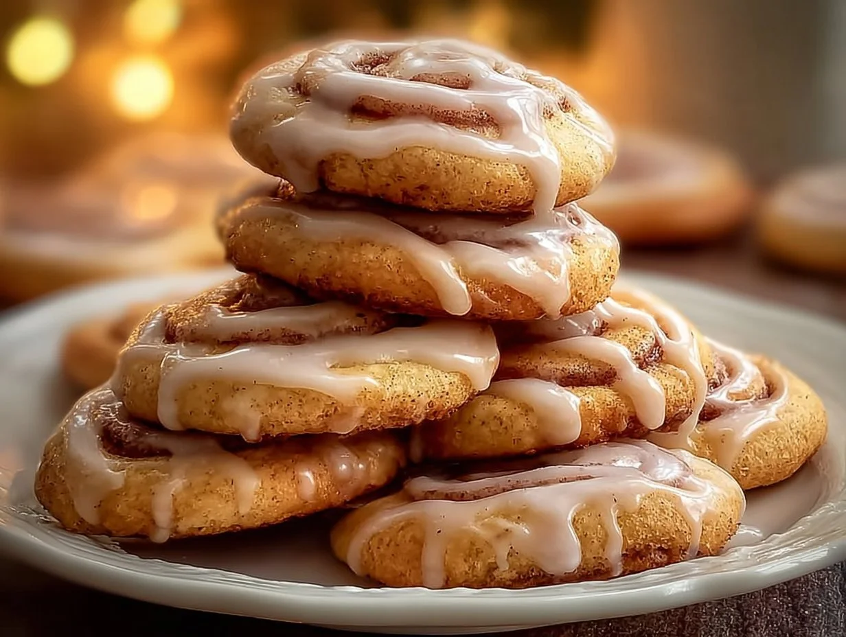 Irresistible Cinnamon Roll Cookies: The Perfect Treat for Any Occasion Freshly baked cinnamon roll cookies on a cooling rack