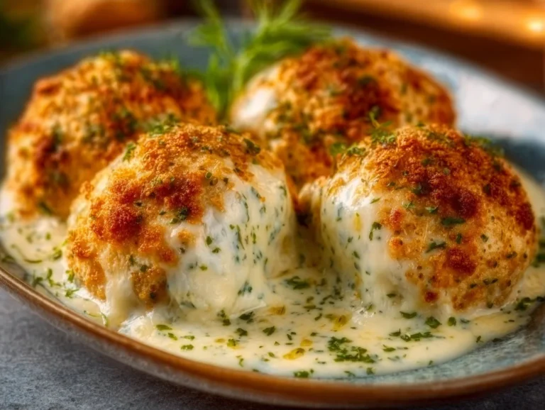 Indulge in these Mozzarella & Ranch Chicken Bombs, perfect for a quick snack or a delightful meal. With tender chicken, gooey mozzarella, and a ranch seasoning surprise, your taste buds are in for a treat. Get ready to impress your family and friends! Mozzarella and Ranch Chicken Bombs