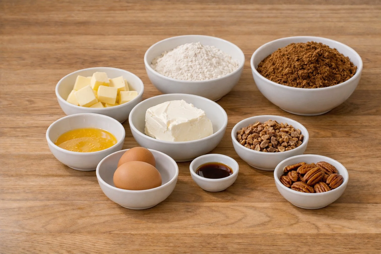 Old Fashioned Pecan Tassies ingredients