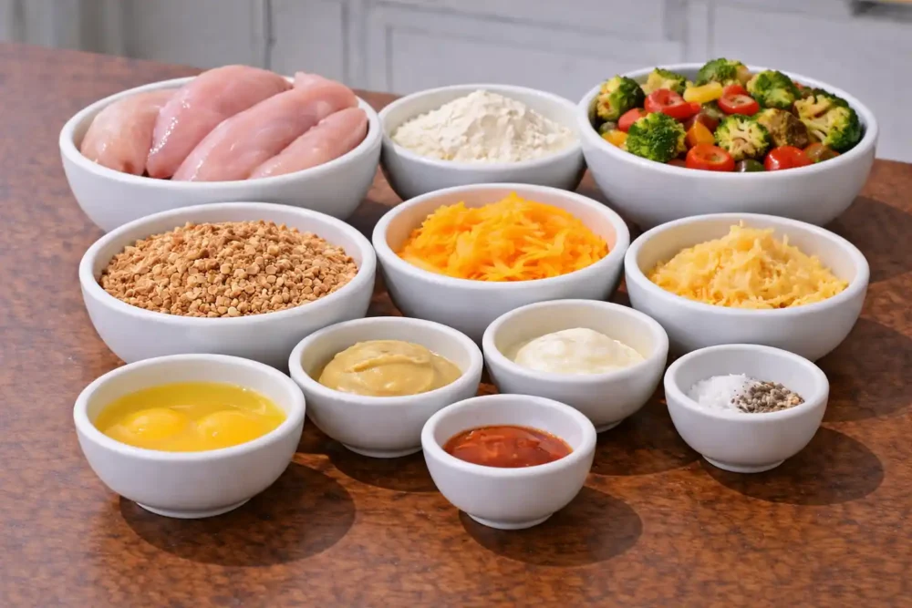 pretzel crusted chicken ingredients
