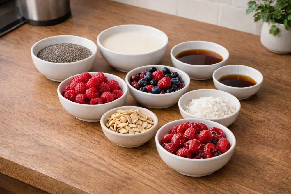 Raspberry Chia Pudding Sweetened with Maple Syrup: A Deliciously Healthy Delight Raspberry Chia Pudding