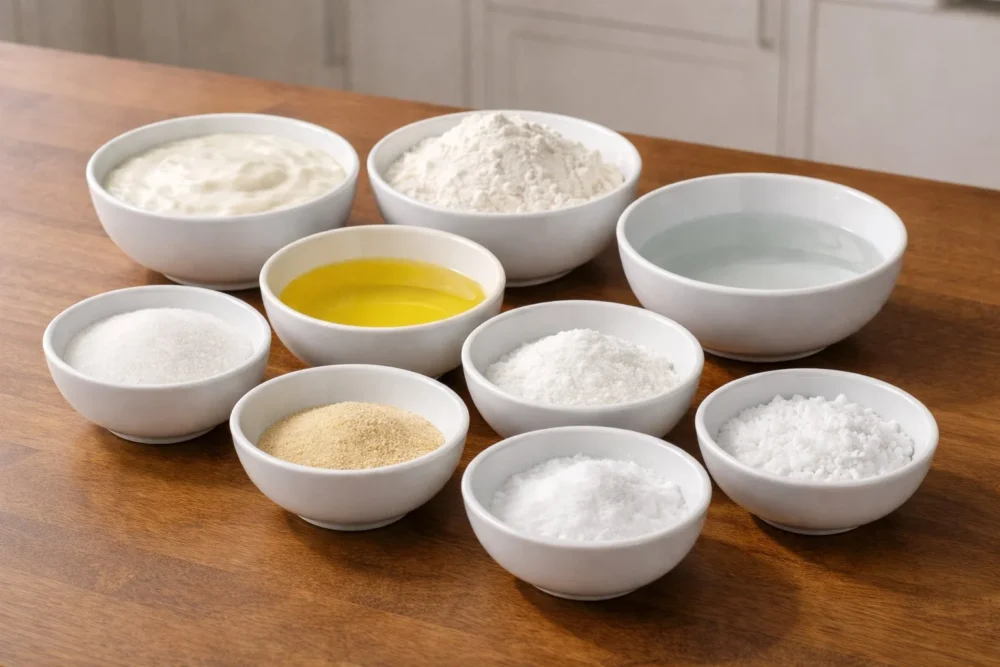 Sourdough discard pretzel bites 