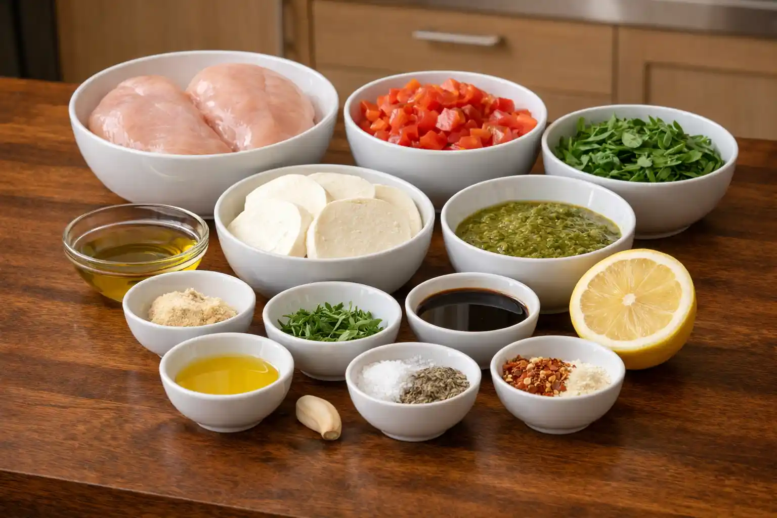 Pesto Bruschetta Chicken