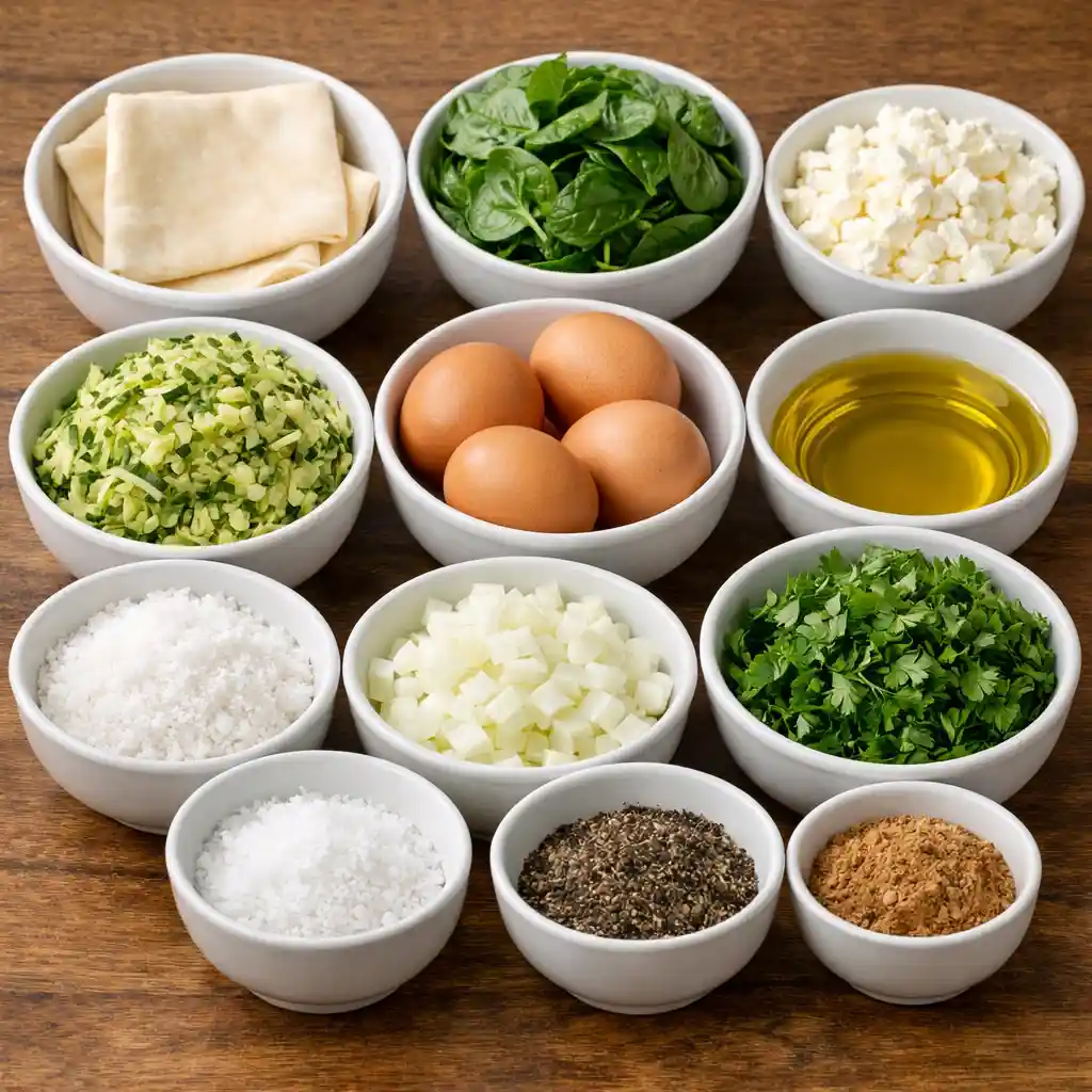 Zucchini and Spinach Pie: A Healthy & Delicious Delight Zucchini and Spinach Pie