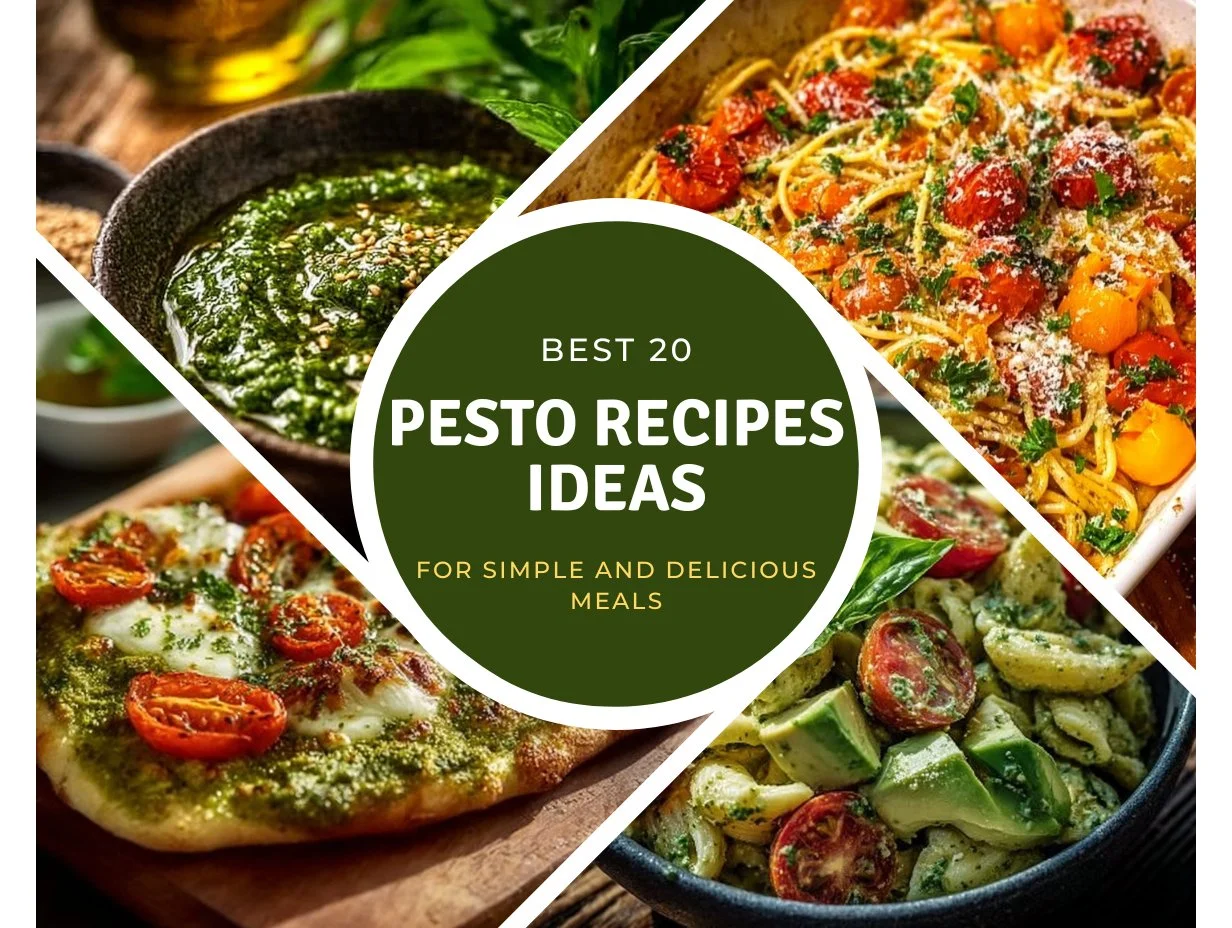 Variety of pesto recipes for flavorful and easy meals