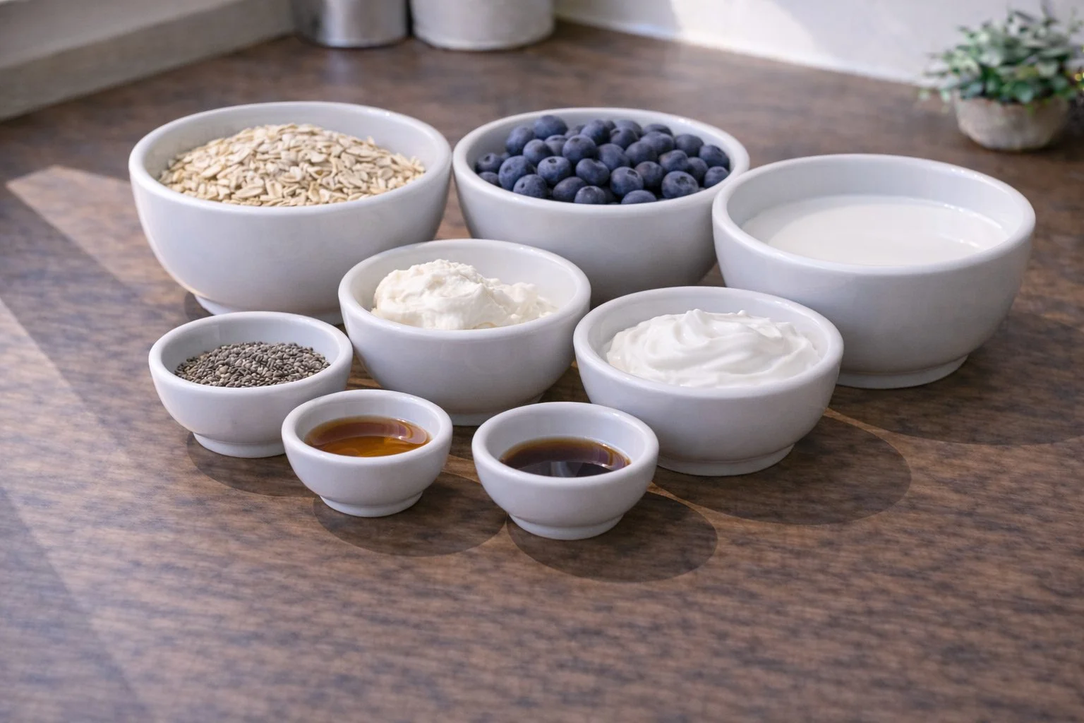 Blueberry Cheesecake Overnight Oats