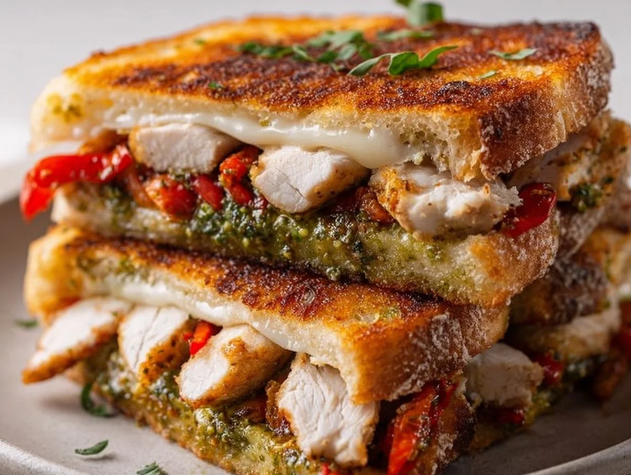 Chicken Pesto Sandwich: A Flavorful Delight for Your Taste Buds