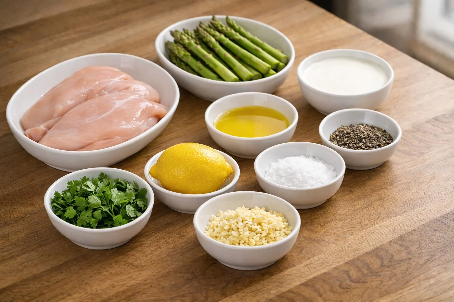 Lemon Chicken with Asparagus