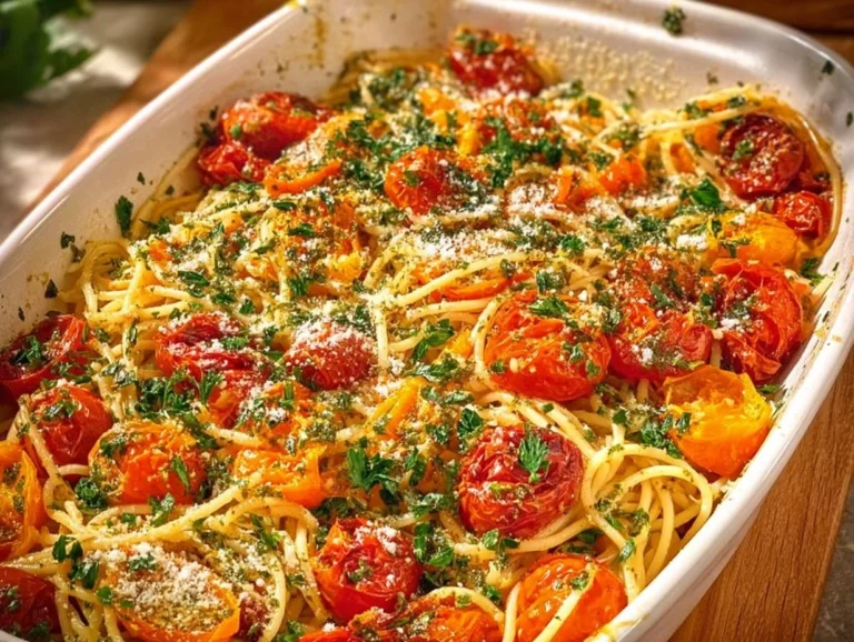 Creamy Vegan Pesto Pasta with Roasted Cherry Tomatoes Creamy vegan pesto pasta garnished with roasted cherry tomatoes