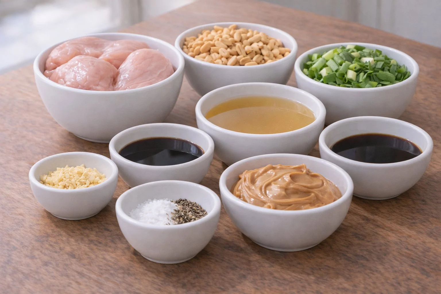 Crockpot Chicken with Peanuts: