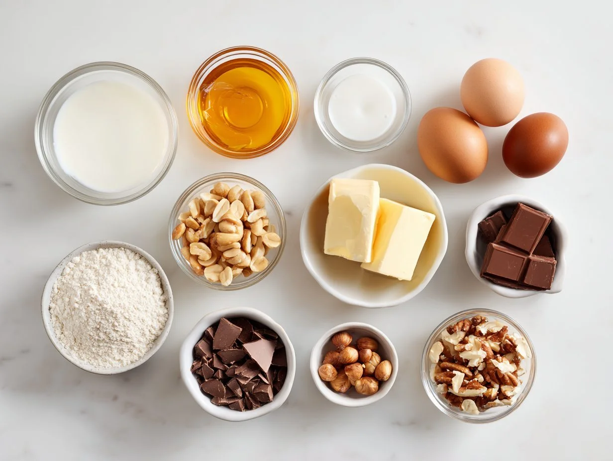 Snickers-inspired cake