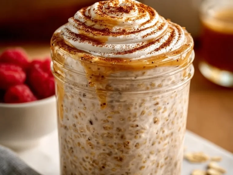 Elevate your breakfast routine with easy high protein cinnamon roll overnight oats. Packed with flavor and nutrients, these overnight oats are perfect for busy mornings or meal prepping. Infused with a delightful cinnamon aroma and creamy texture, they promise a sweet start to your day. Discover how simple ingredients transform into a tasty delight! High Protein Cinnamon Roll Overnight Oats