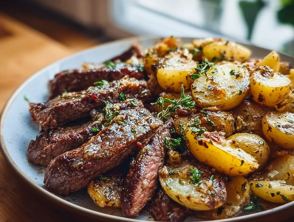 Garlic Butter Steak and Potatoes: A Simple Delight Garlic Butter Steak and Potatoes