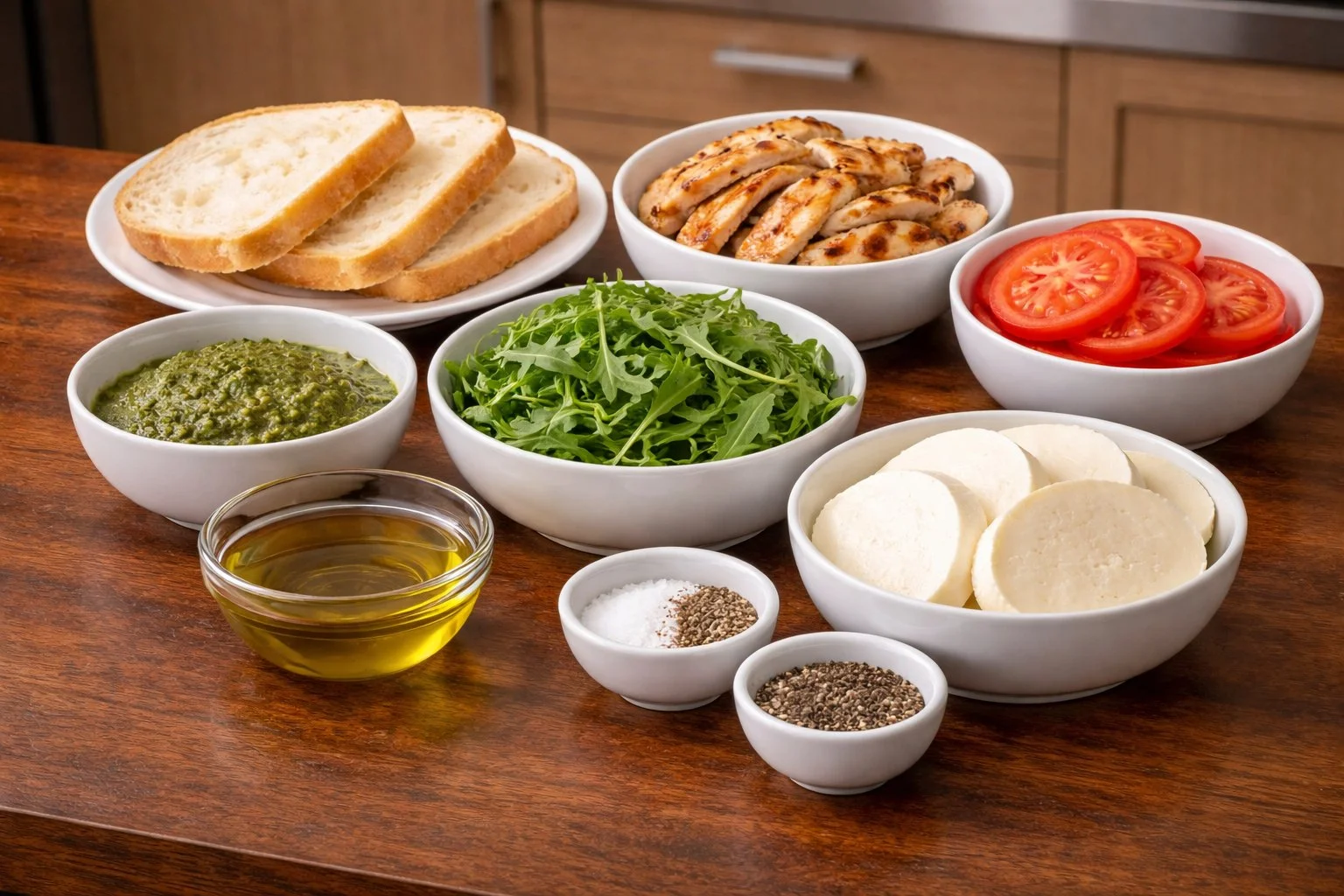 Chicken Pesto Sourdough Sandwich