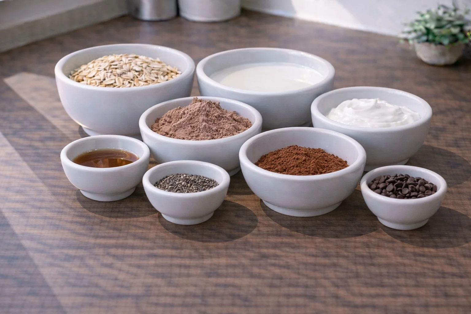 High Protein Chocolate Overnight Oats