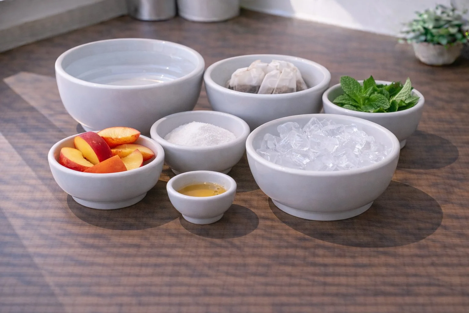 Homemade Peach Iced Tea