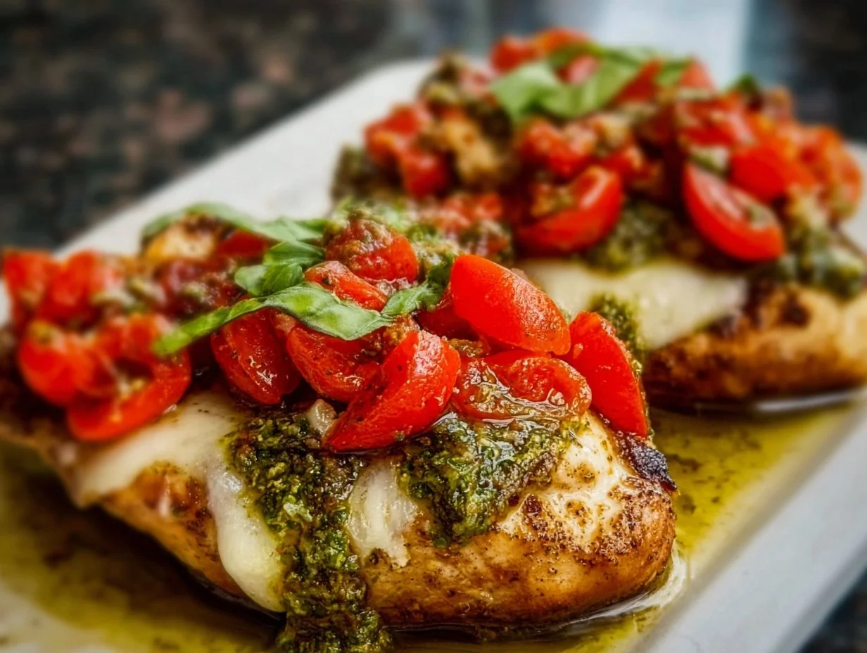 Pesto Bruschetta Chicken