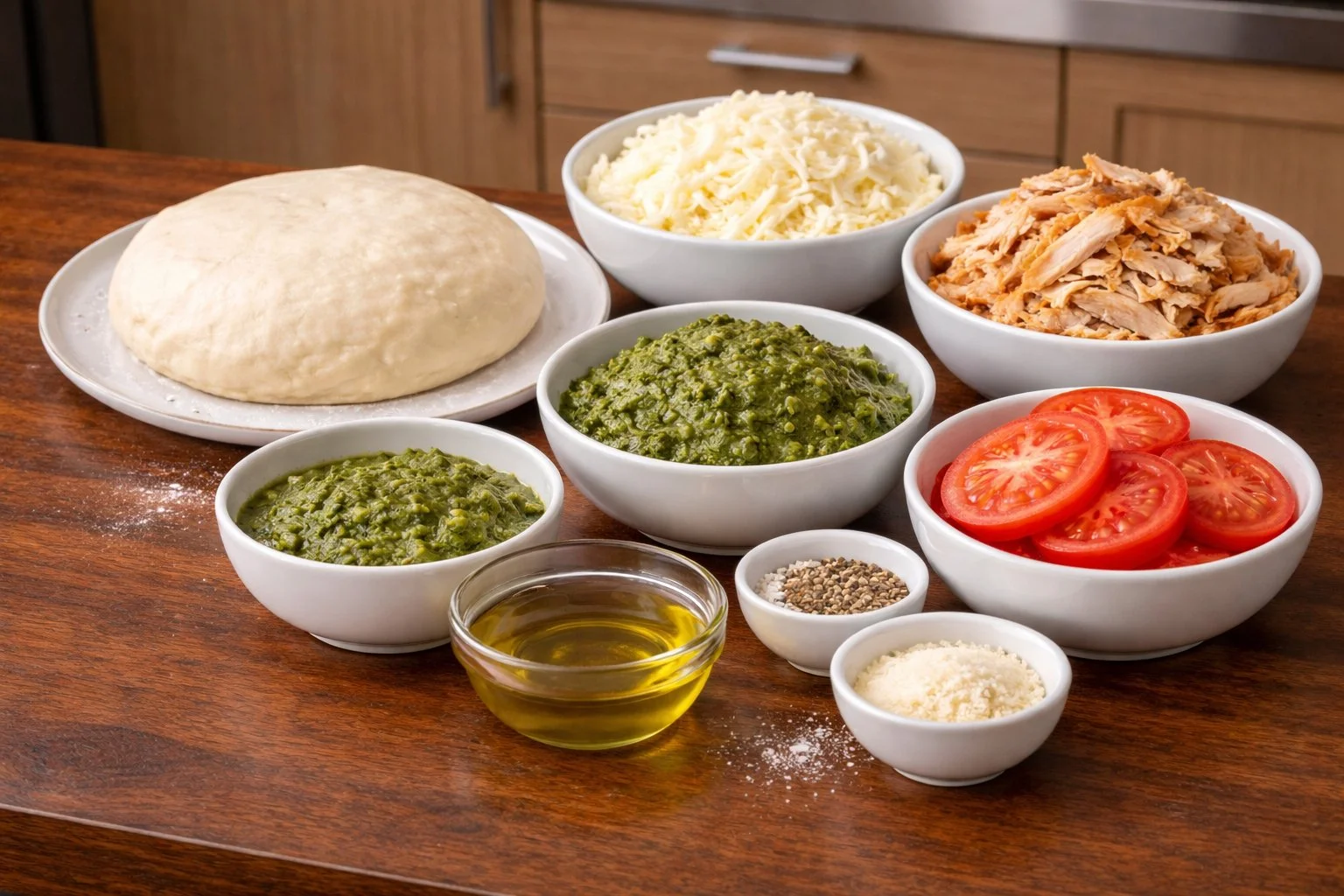 Pesto Chicken Pizza: A Flavorful Twist on a Classic Favorite Pesto Chicken Pizza