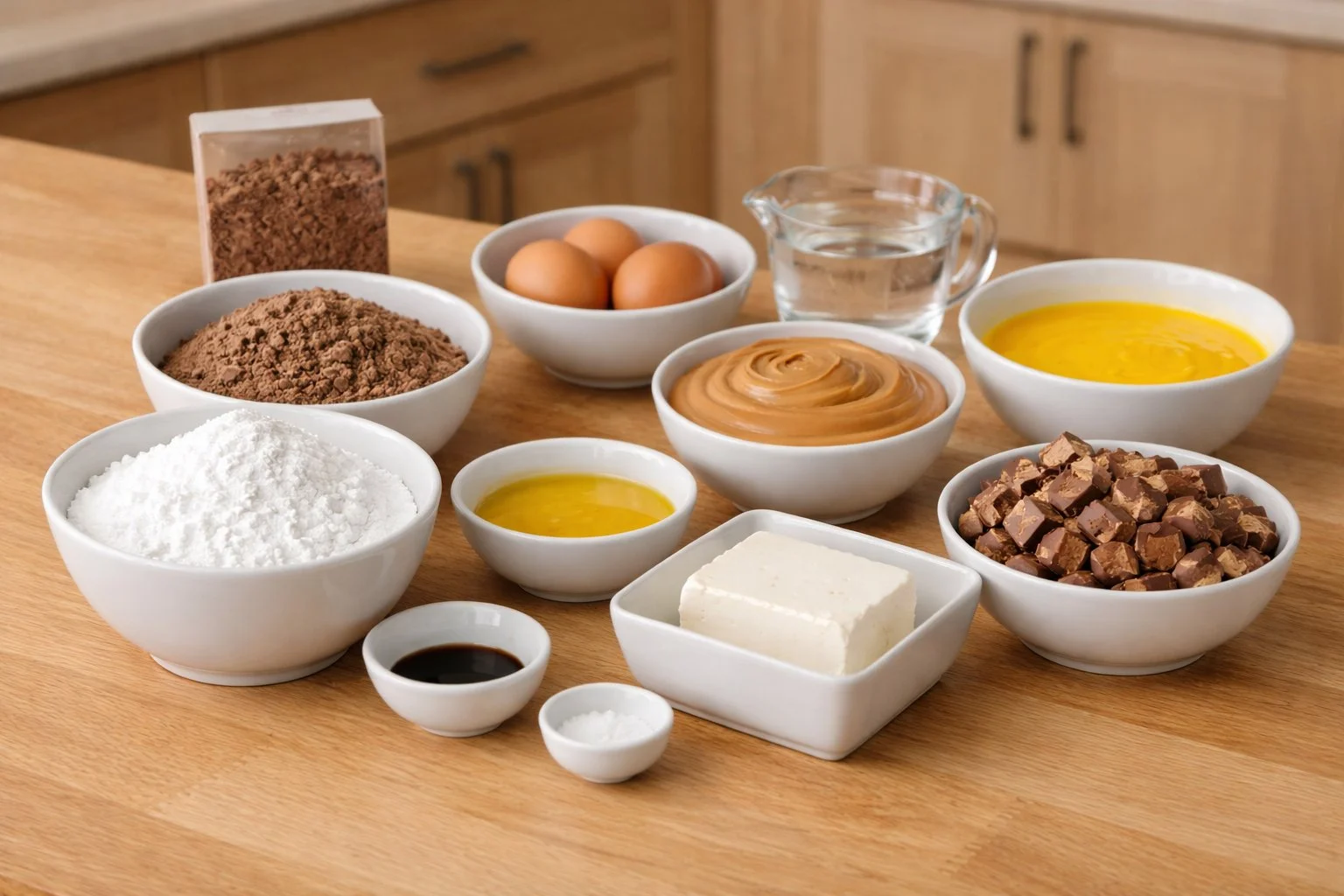 Peanut Butter Earthquake Cake