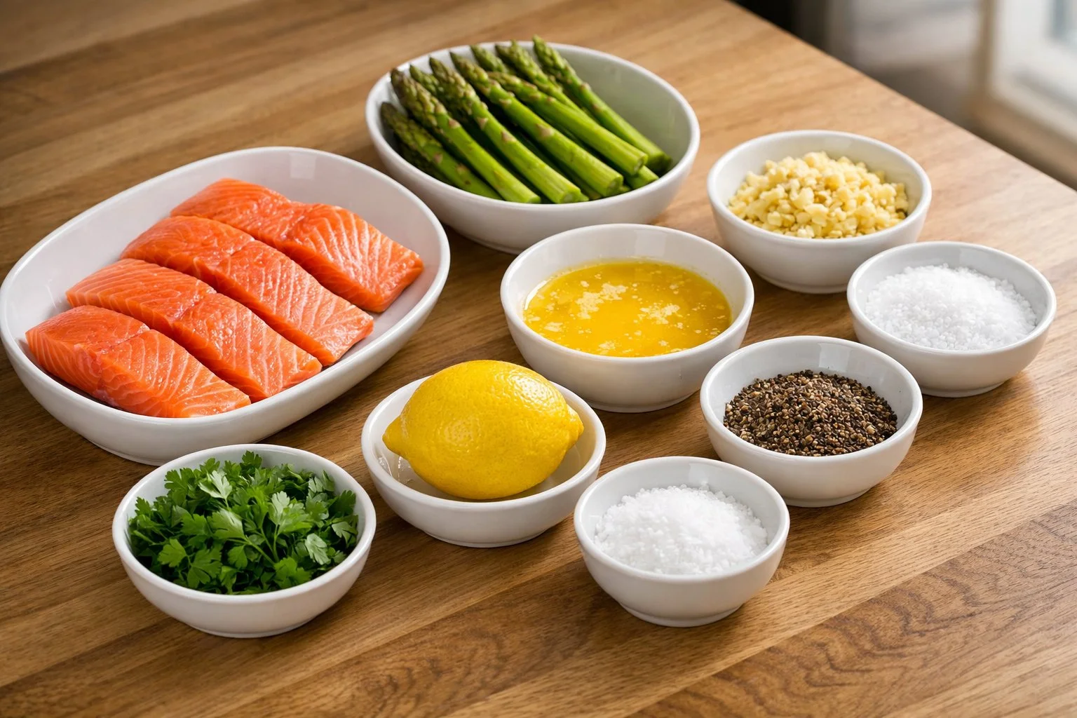 Salmon and Asparagus Foil Packs