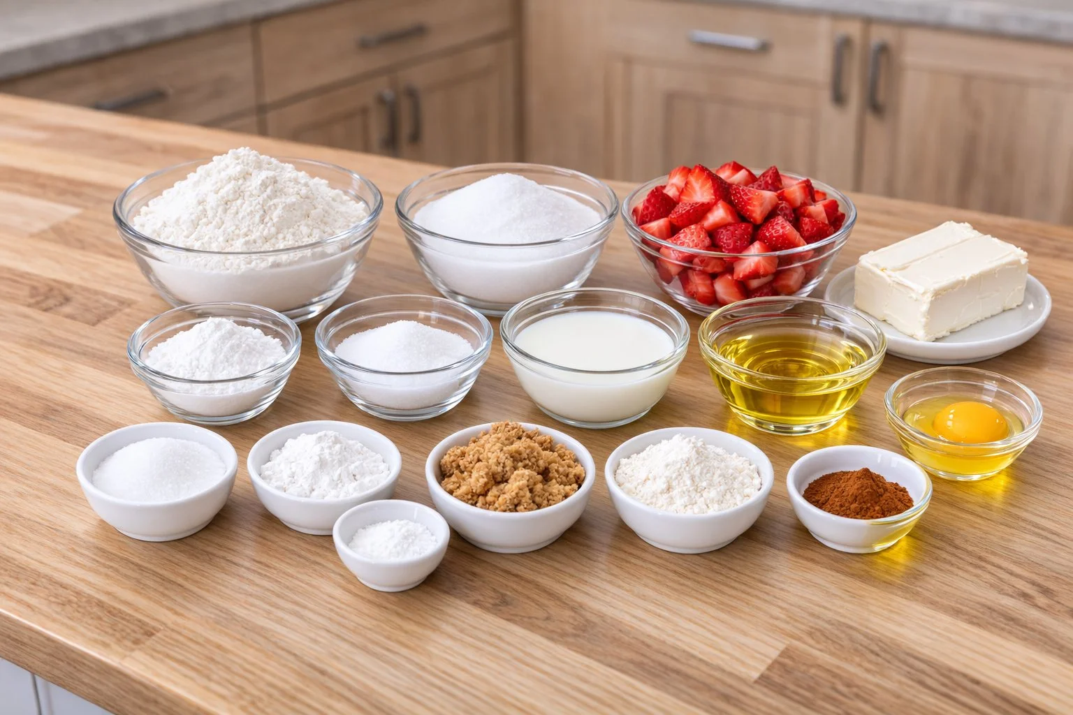 strawberry cream cheese muffins