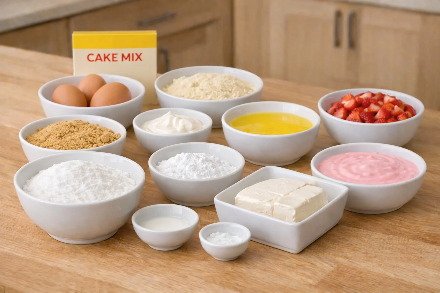 Strawberry Honeybun Cake