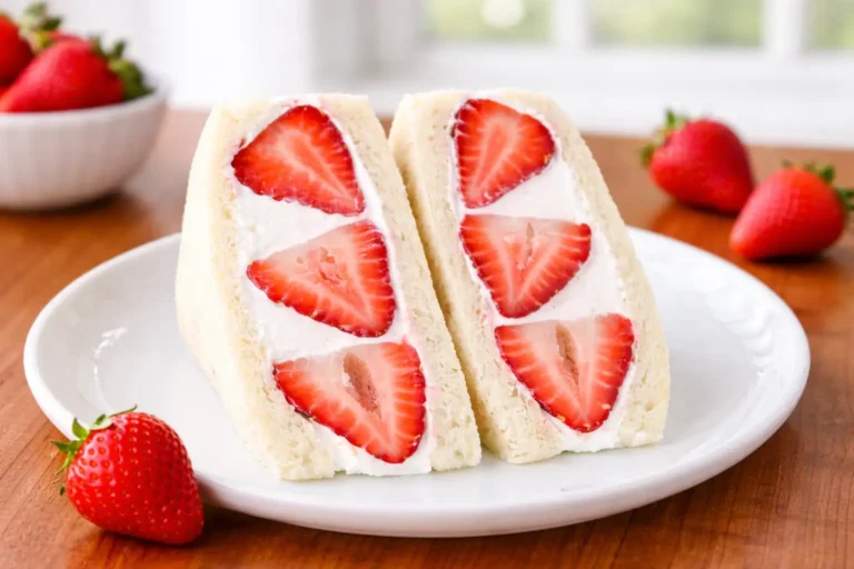 Strawberry Sandwich: A Simple Delight for Any Occasion A delicious strawberry sandwich made with fresh ingredients.