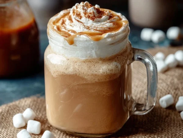 Delicious toasted marshmallow creamer for coffee and desserts