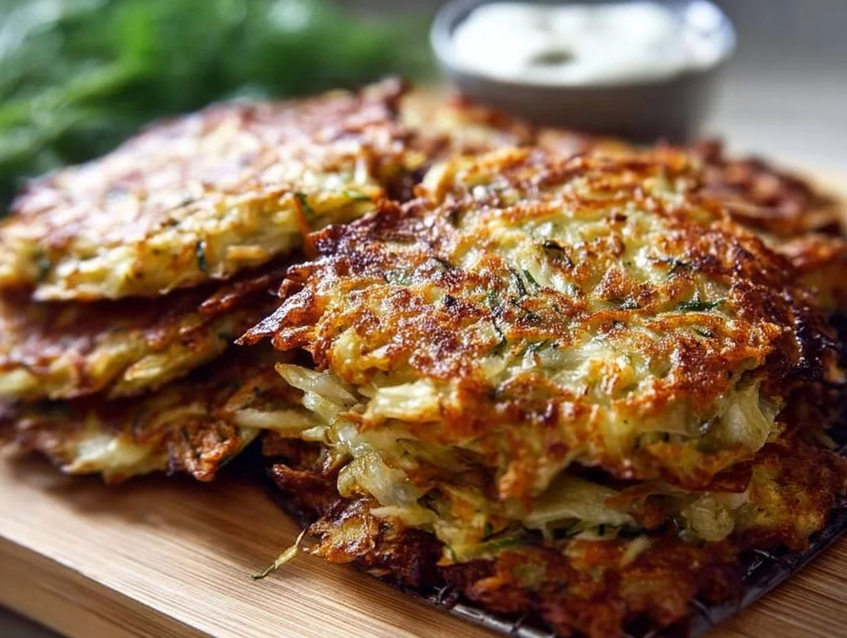 Cabbage fritters, cabbage pancakes, or cabbage patties—all have similar ingredients. This cabbage...