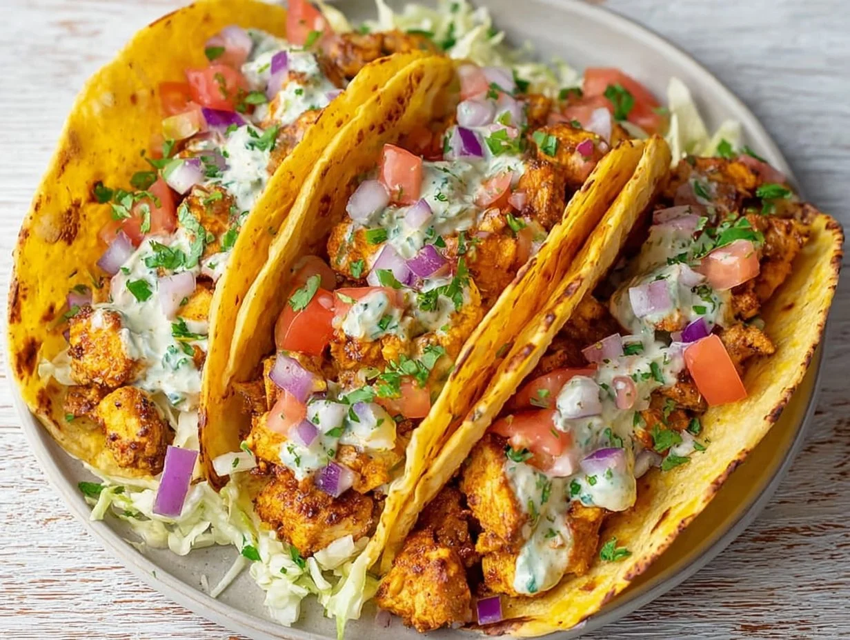 Classic Air Fryer Chicken Tacos