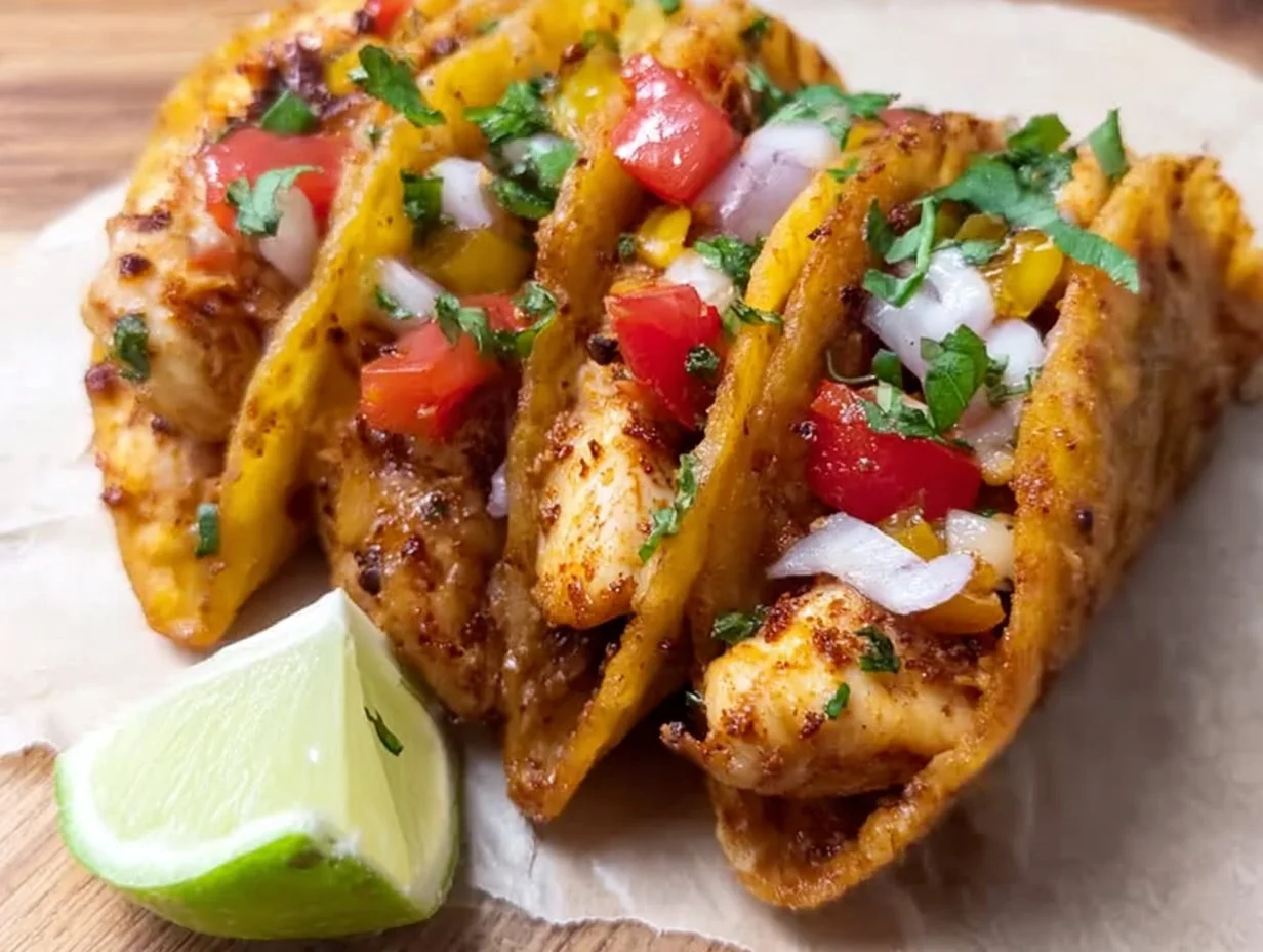 Crispy Chipotle Chicken Tacos