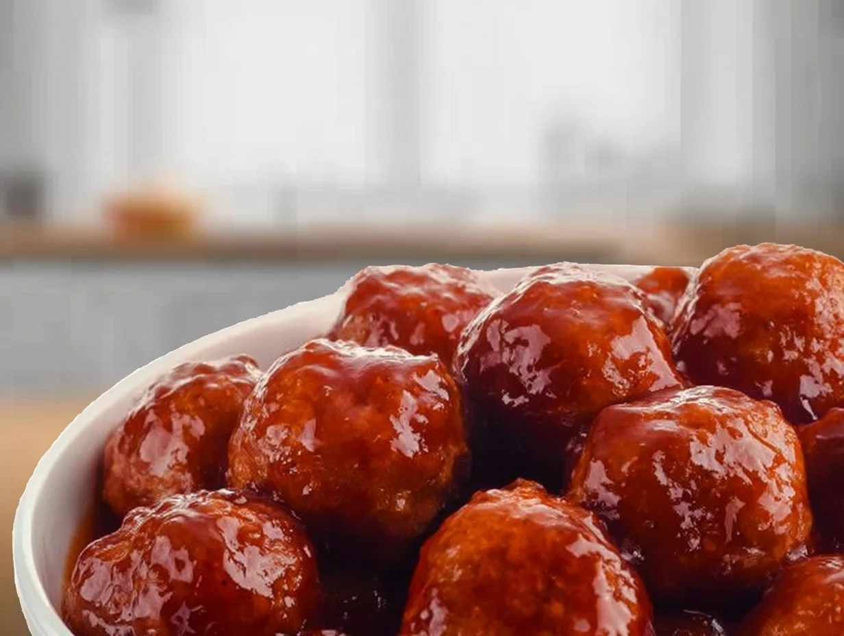 Crockpot BBQ Grape Jelly Meatballs – Irresistibly Easy Appetizer Delight! Crockpot BBQ Grape Jelly Meatballs