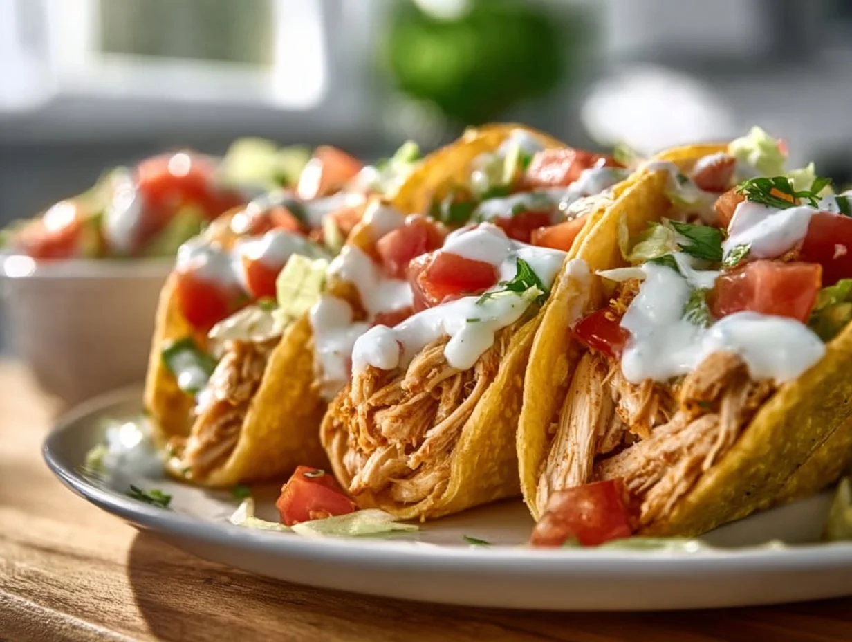 23 Best Taco Night Recipes for Easy Family Dinners Crockpot Ranch Chicken Tacos: Easy and Flavorful Recipe