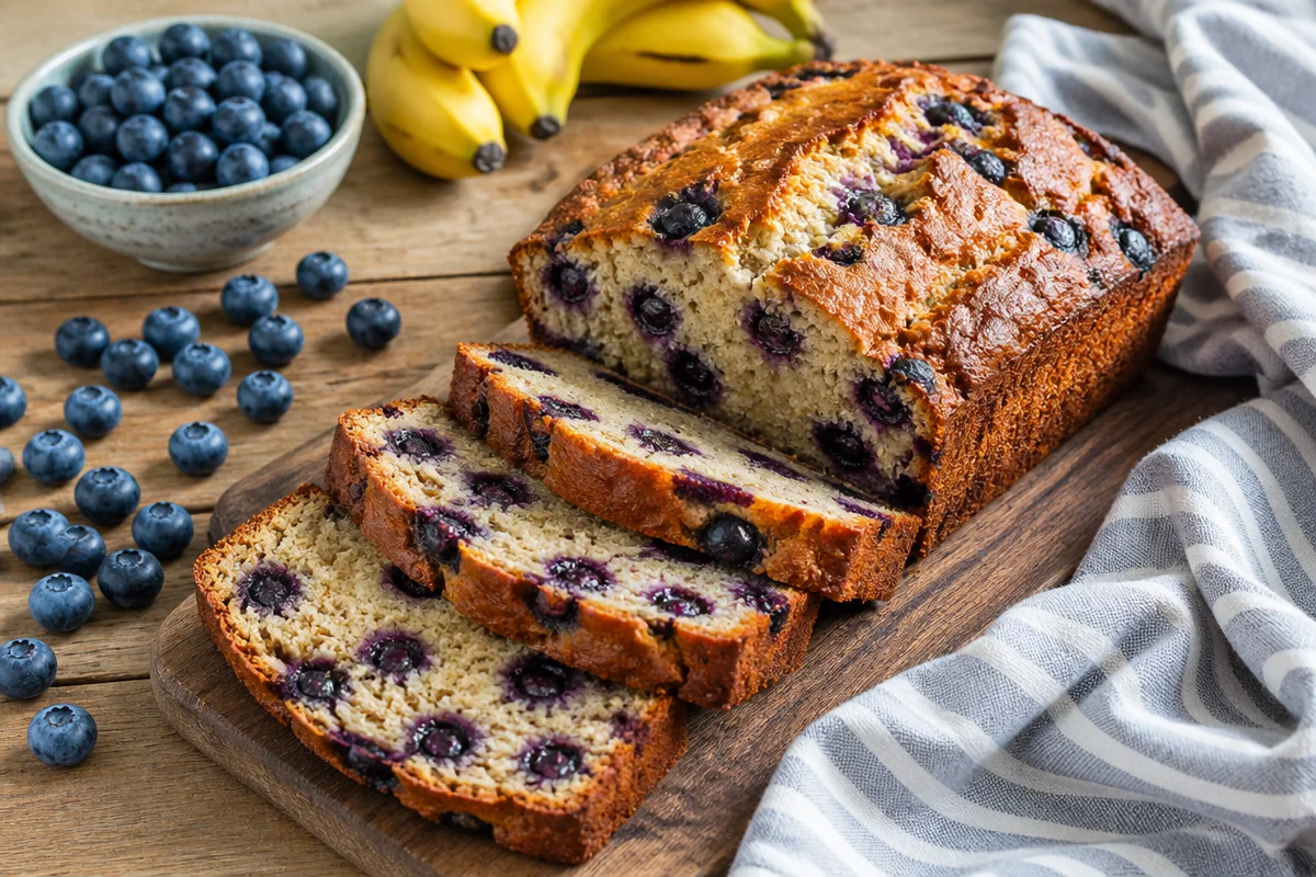 Blueberry Banana Bread
