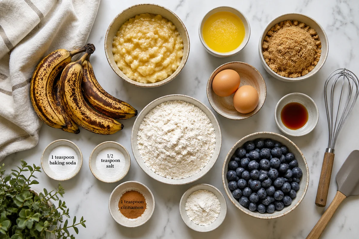 Blueberry Banana Bread