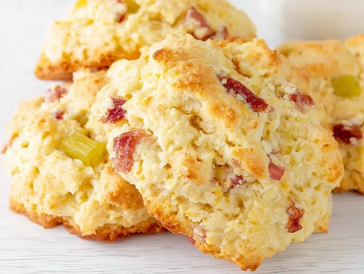 Easy Rhubarb Scones