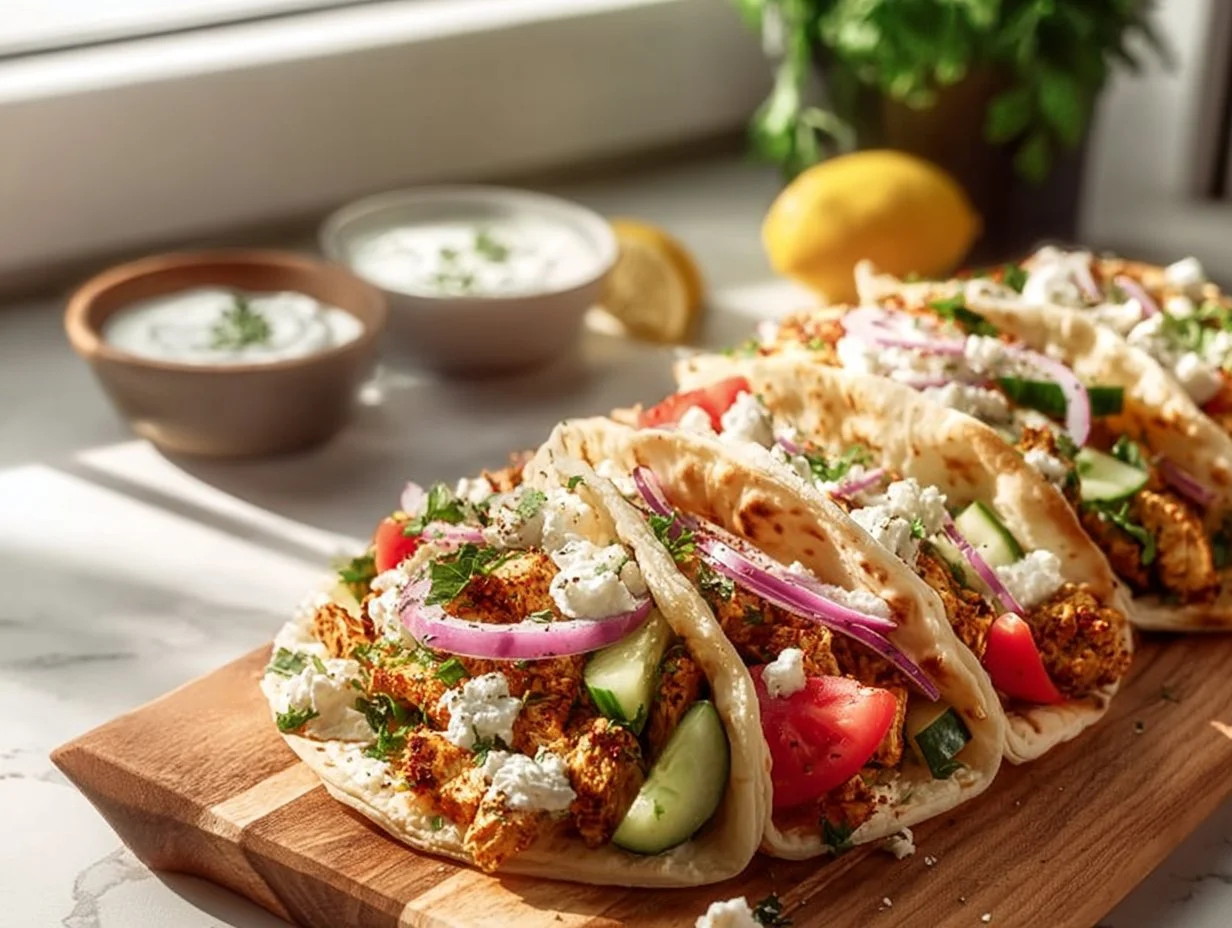 23 Best Taco Night Recipes for Easy Family Dinners Healthy Mediterranean Chicken Tacos: A Flavorful Delight