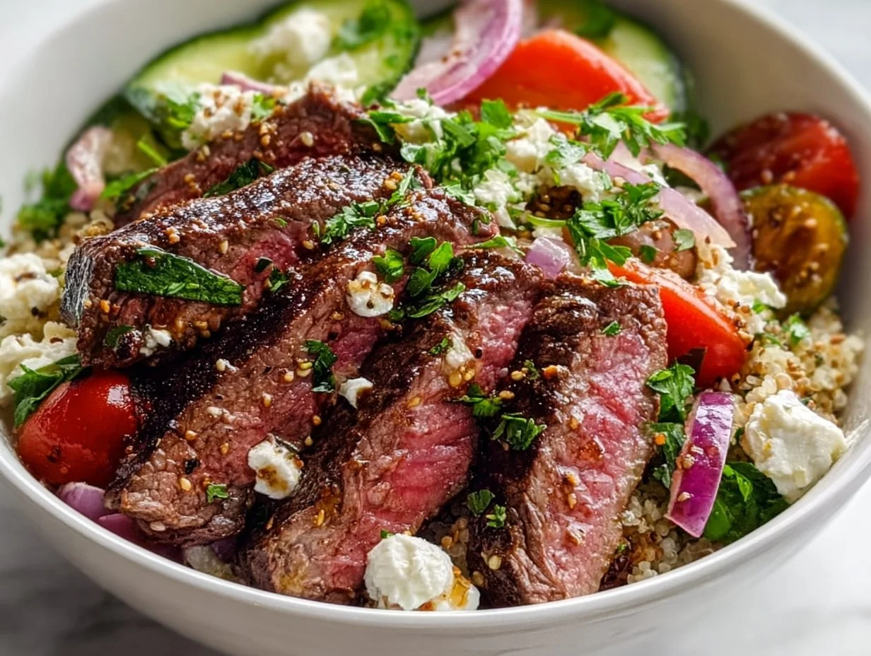 Mediterranean Steak Bowls