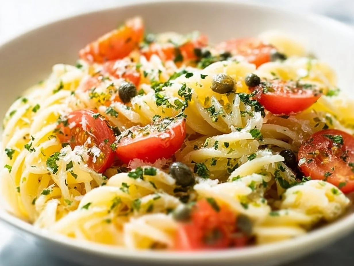 Pasta Salad with Capers and Tomatoes