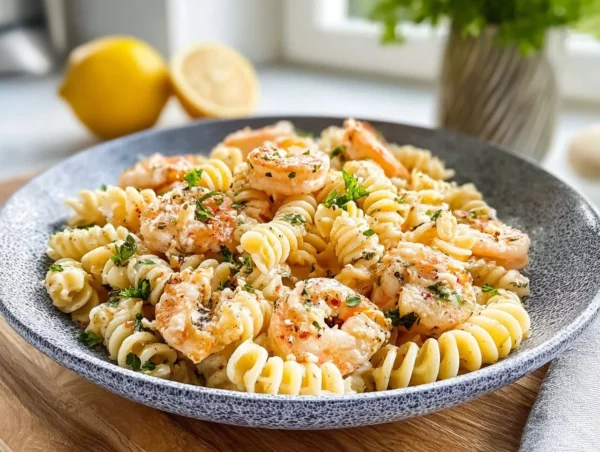 Seafood Pasta Salad: A Delightful and Flavorful Dish for Every Occasion A colorful bowl of seafood pasta salad with shrimp, crab, and vegetables.